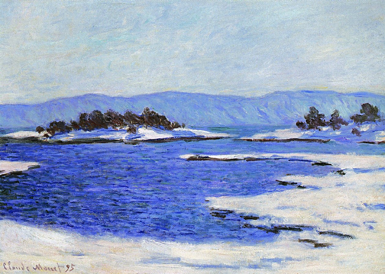 Fjord ved Christiania, Norge, 1895 af Claude Monet