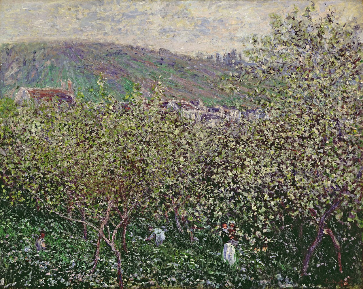 Frugtplukkere, 1879 af Claude Monet
