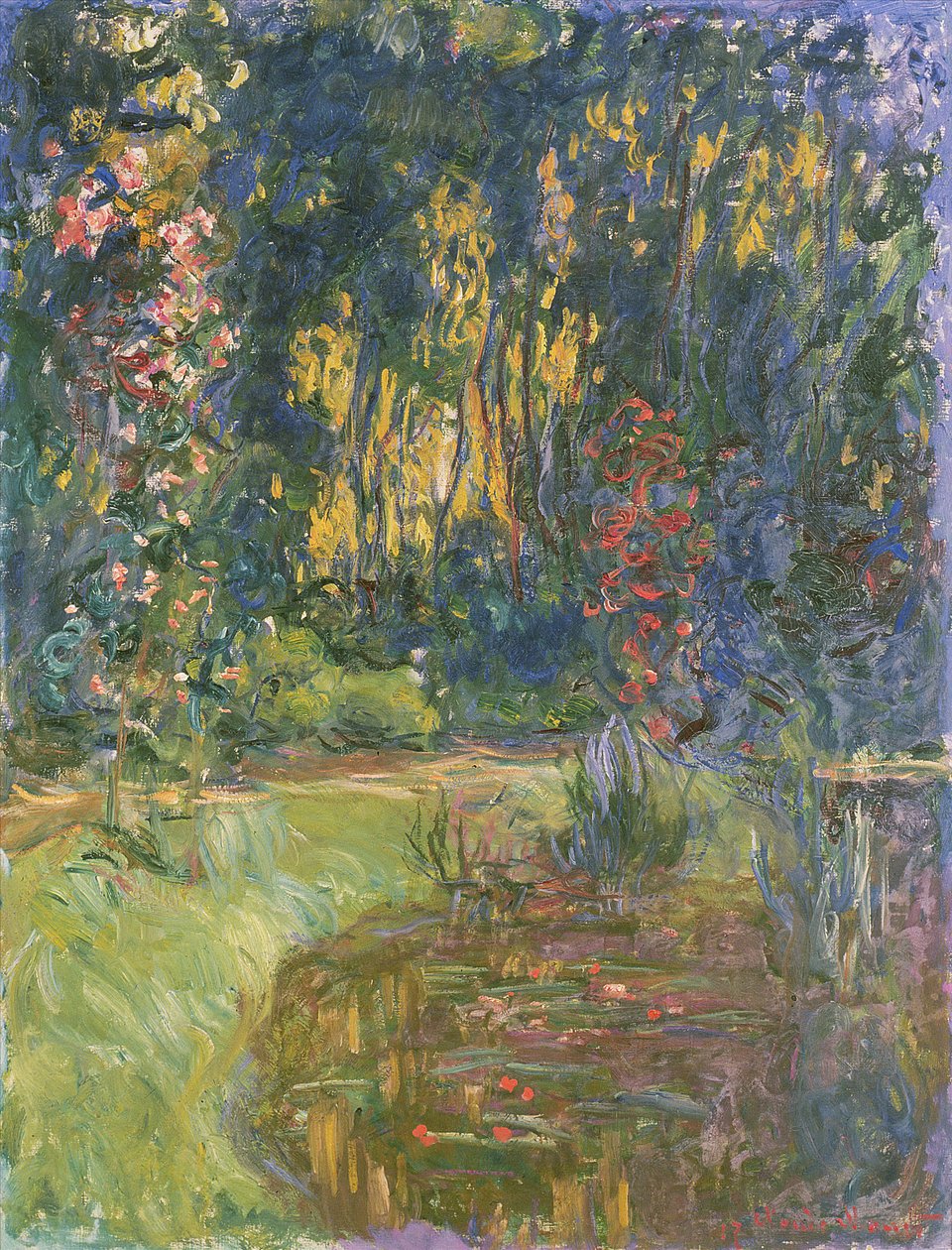 Have i Giverny, 1923 af Claude Monet