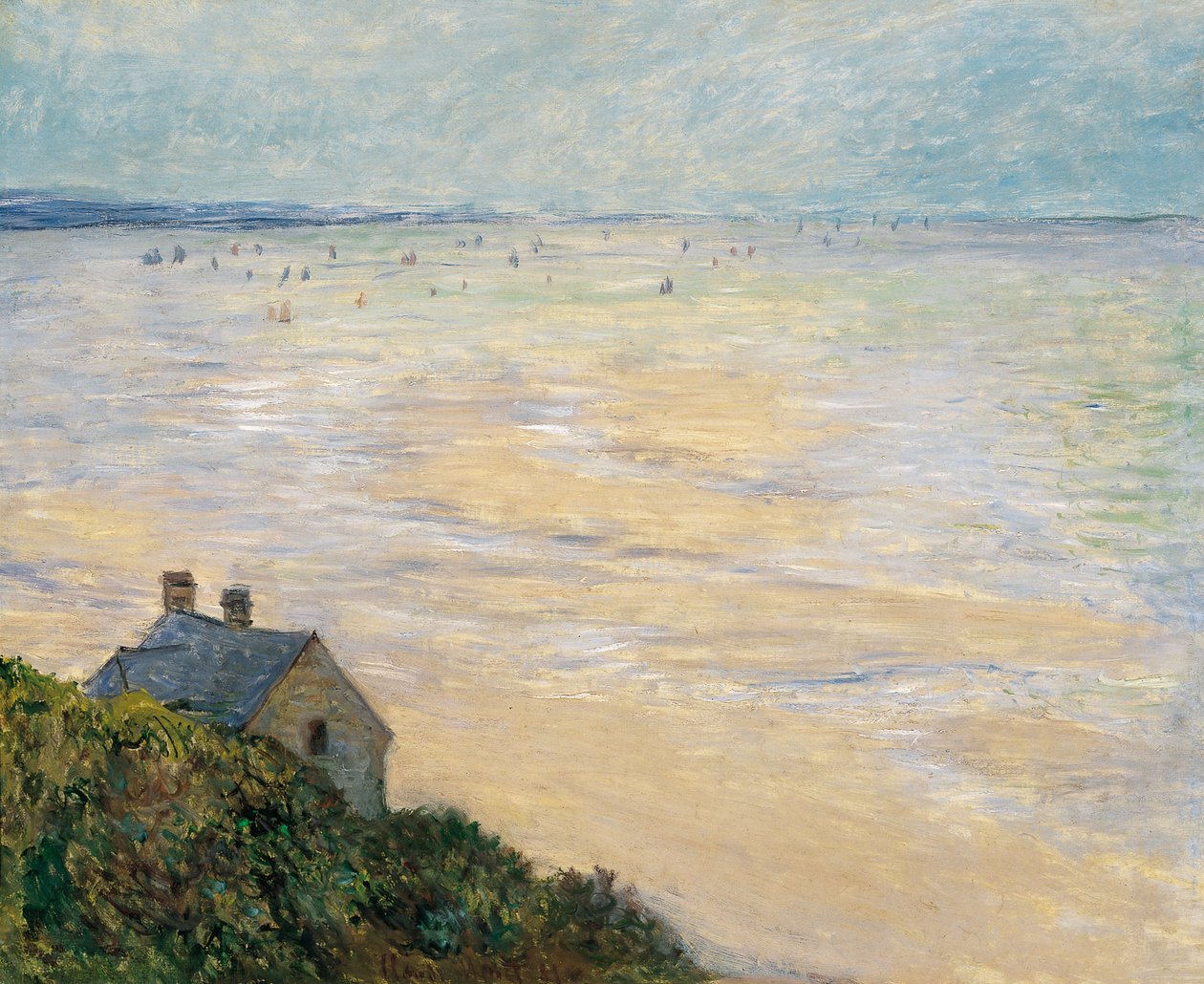 Seinen ved Vétheuil (1881) af Claude Monet