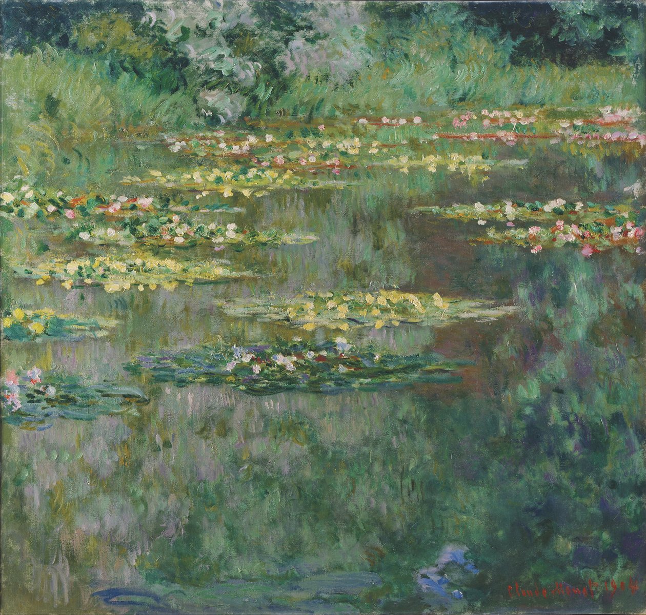 Nymfeas Dam af Claude Monet