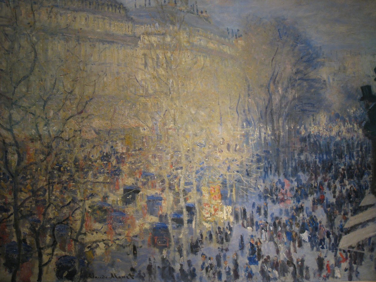 Boulevard des Capucines af Claude Monet