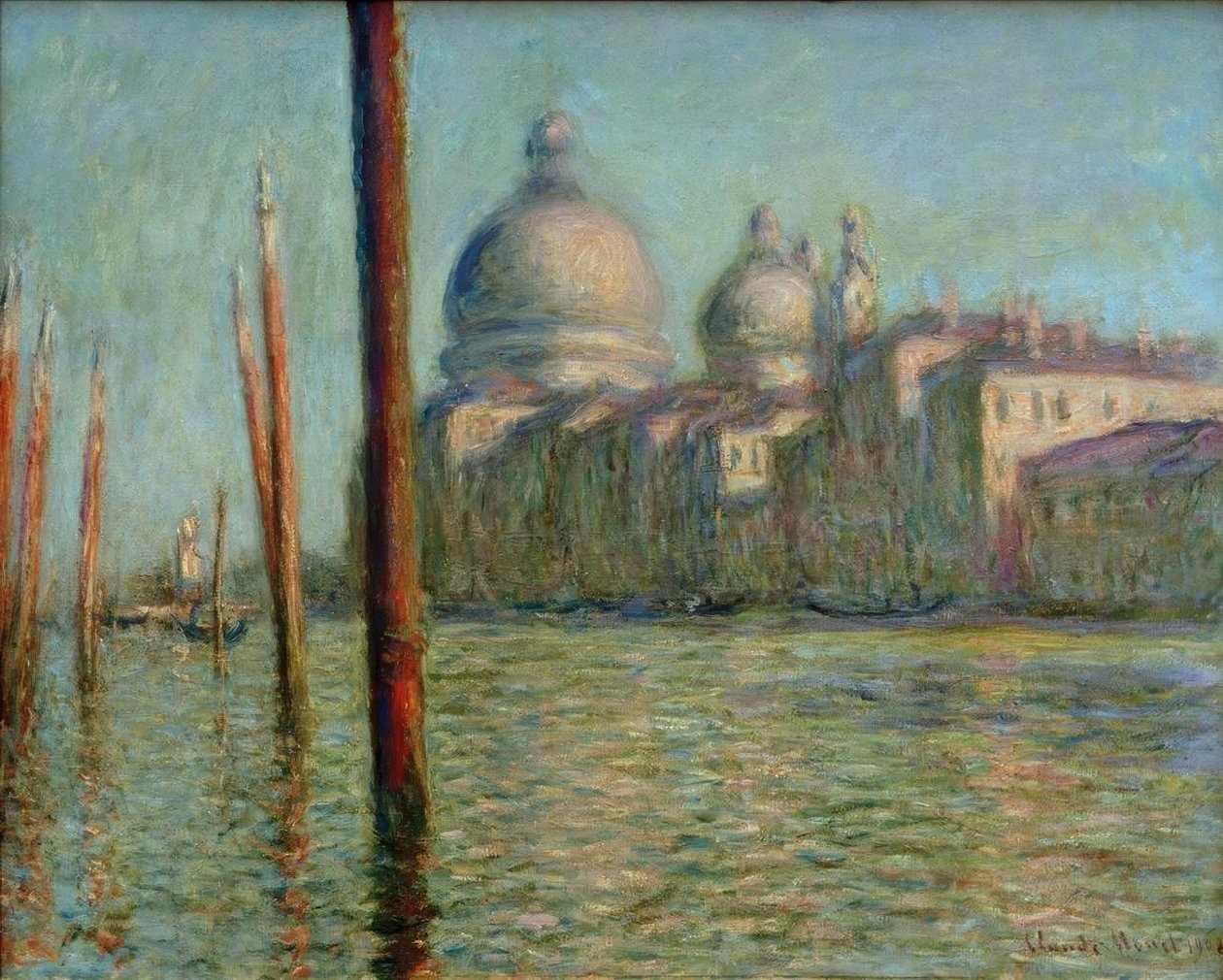Canal Grande af Claude Monet
