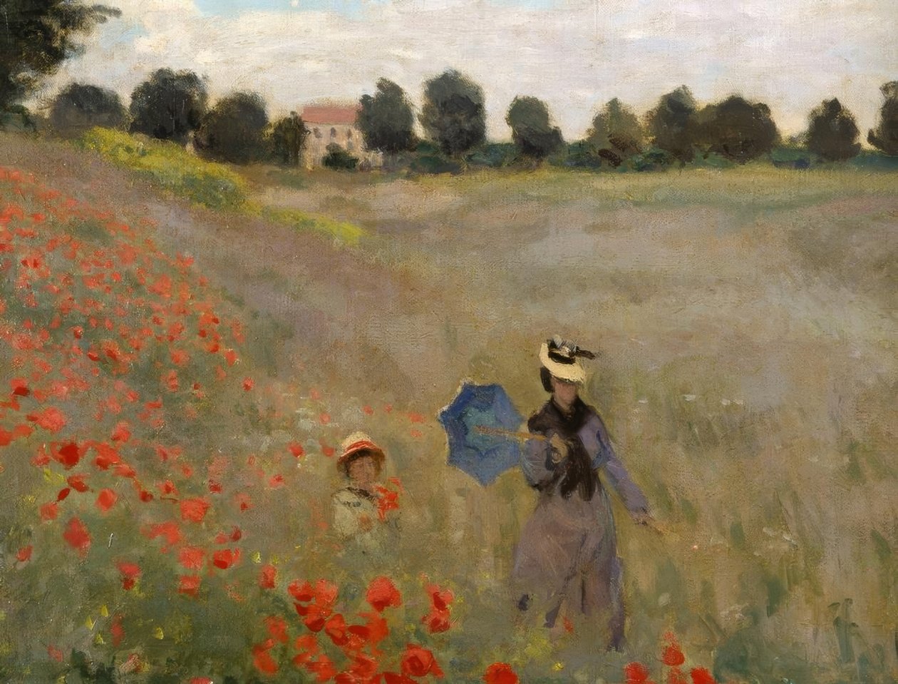 Valmuerne i Argenteuil af Claude Monet
