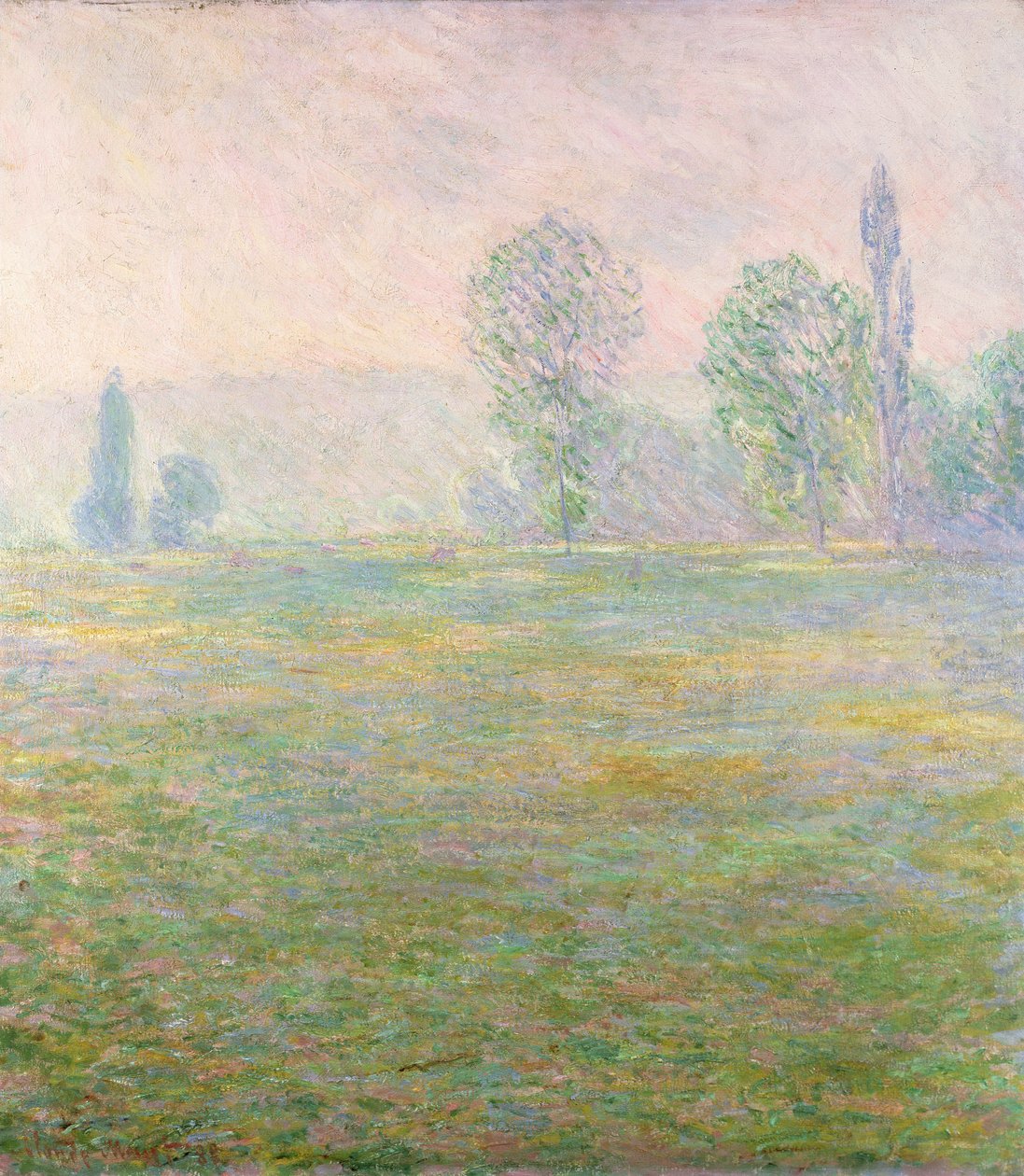 Enge i Giverny, 1888 af Claude Monet