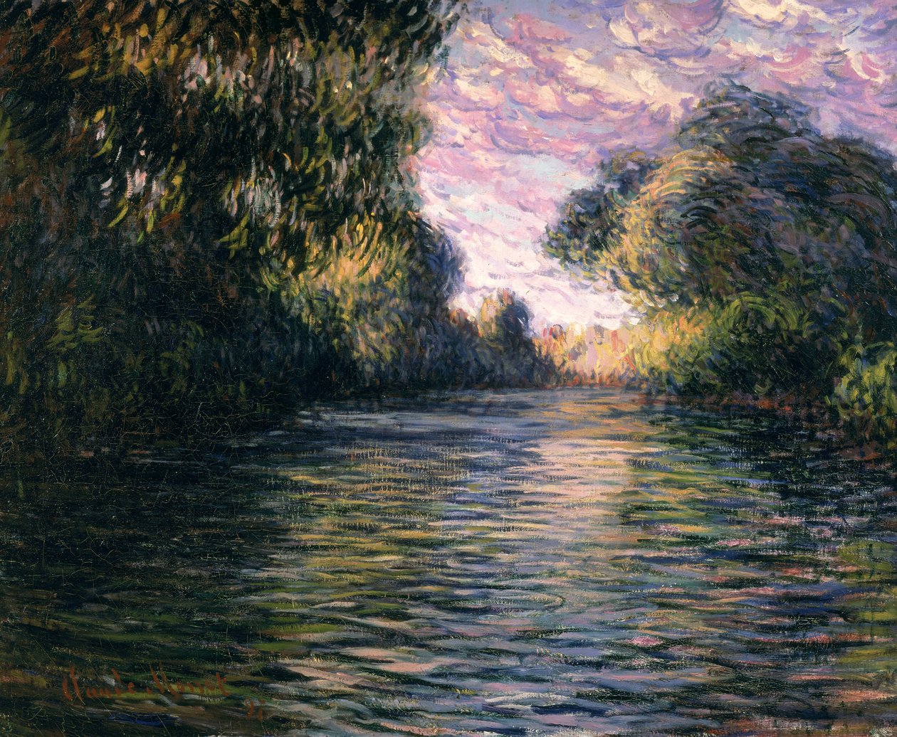 Morgen på Seinen, 1897 af Claude Monet
