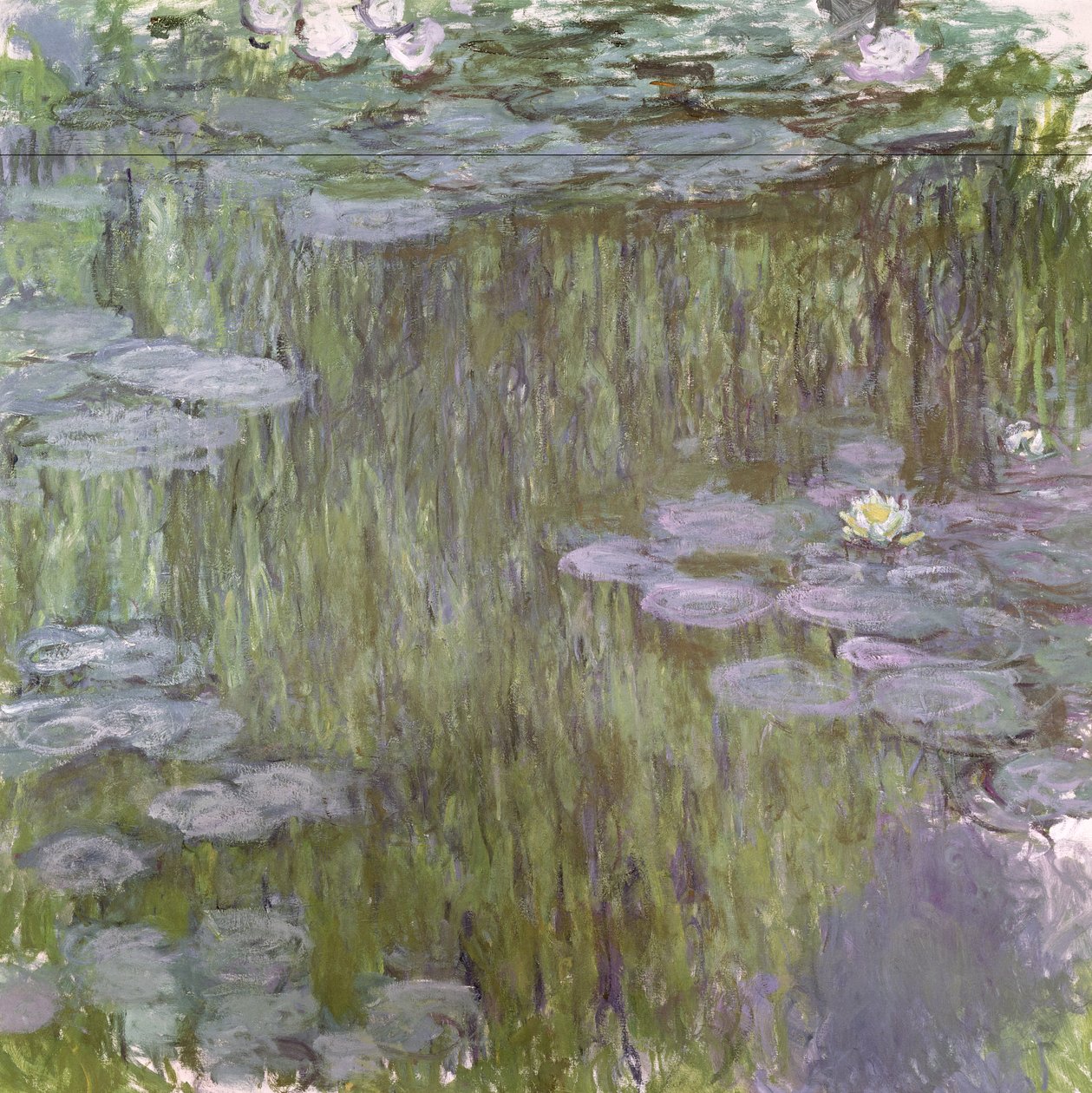 Nympheas i Giverny, 1918 af Claude Monet