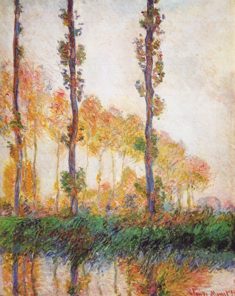 Popler (efterår) II.JPG af Claude Monet