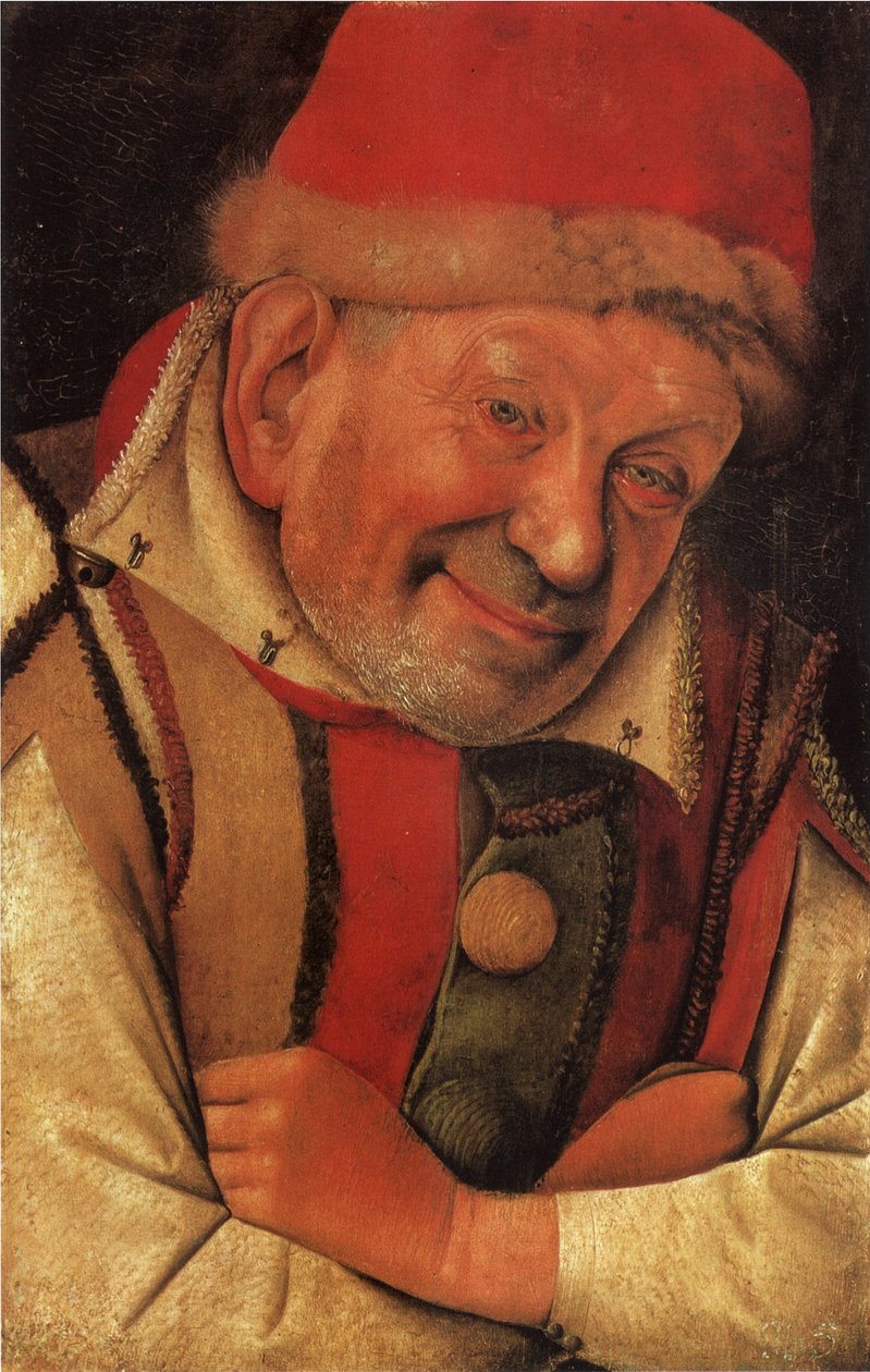 Portræt af Ferrara Court Jester Gonella af Claude Monet