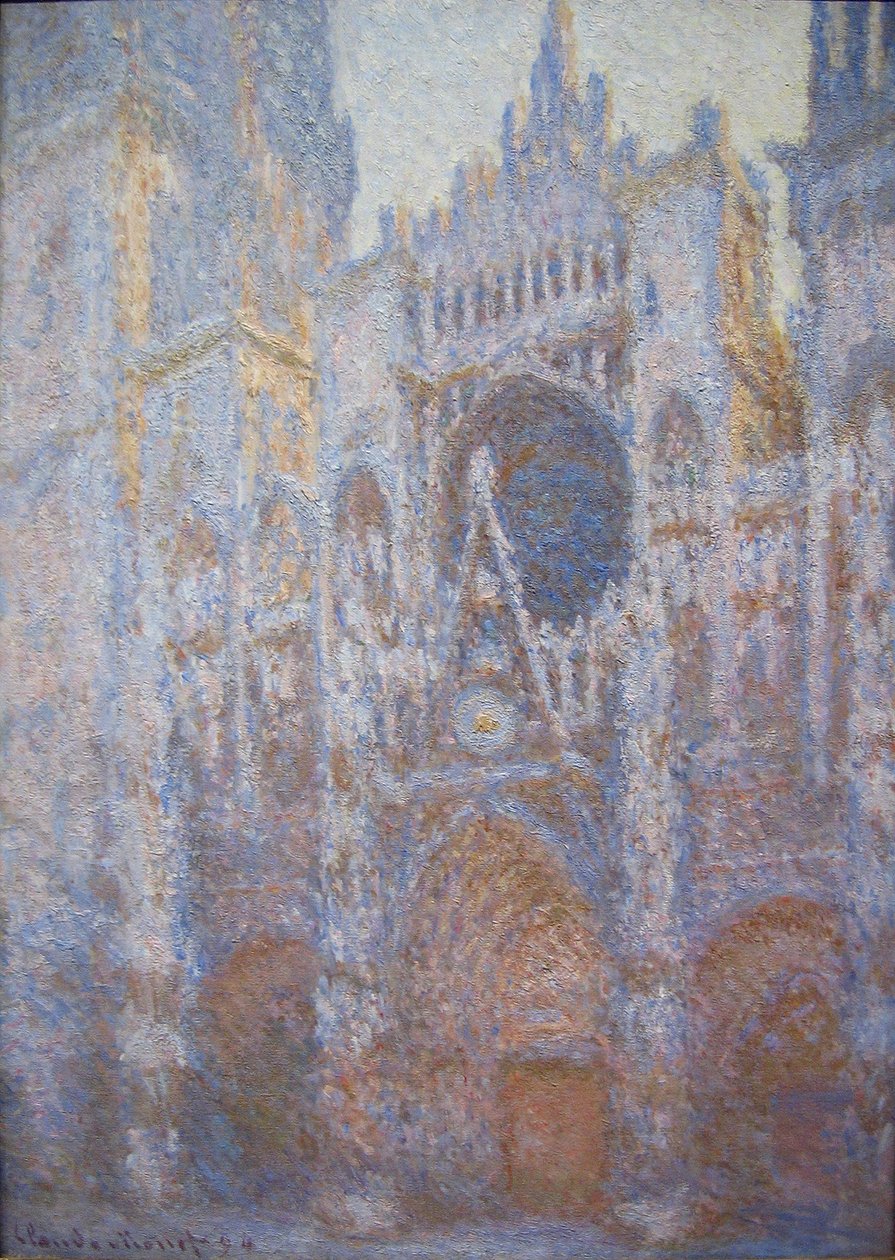 Rouens katedral, vestfacade af Claude Monet