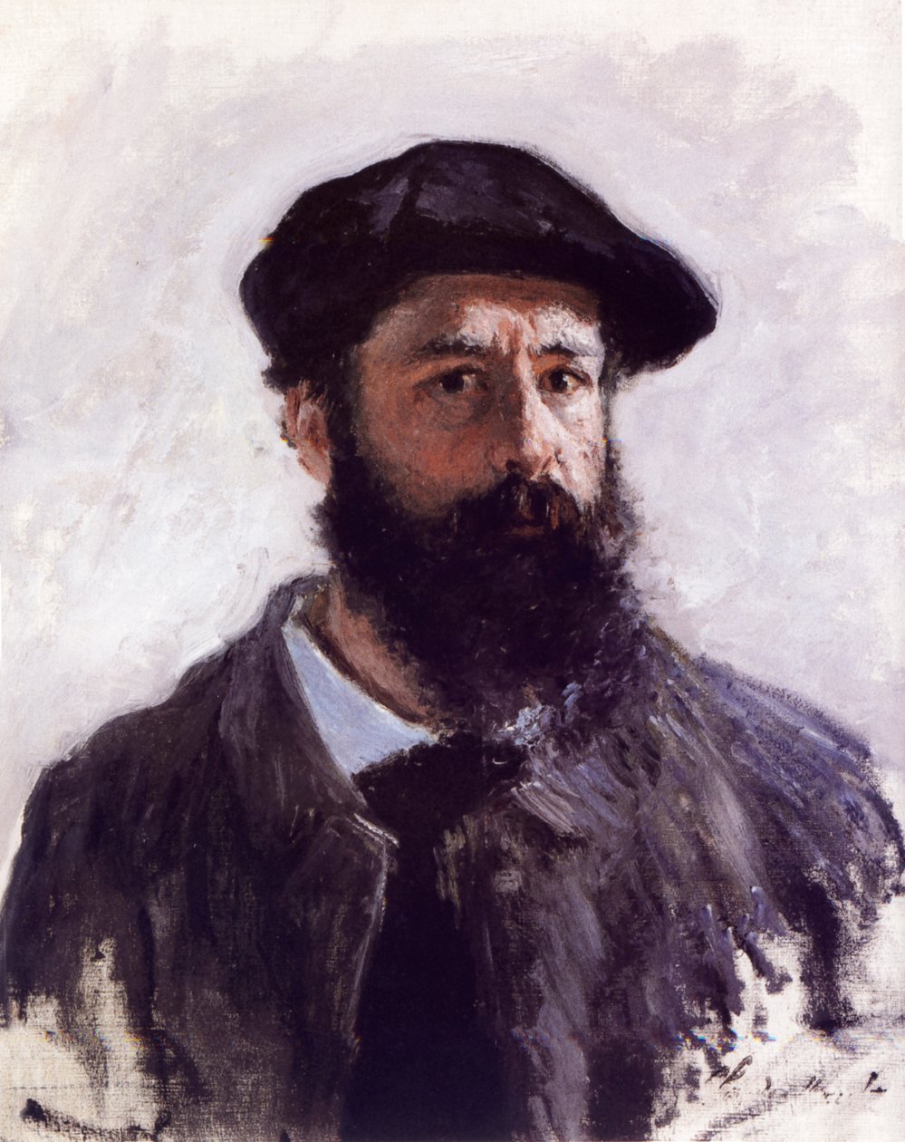 Selvportræt i Baret af Claude Monet