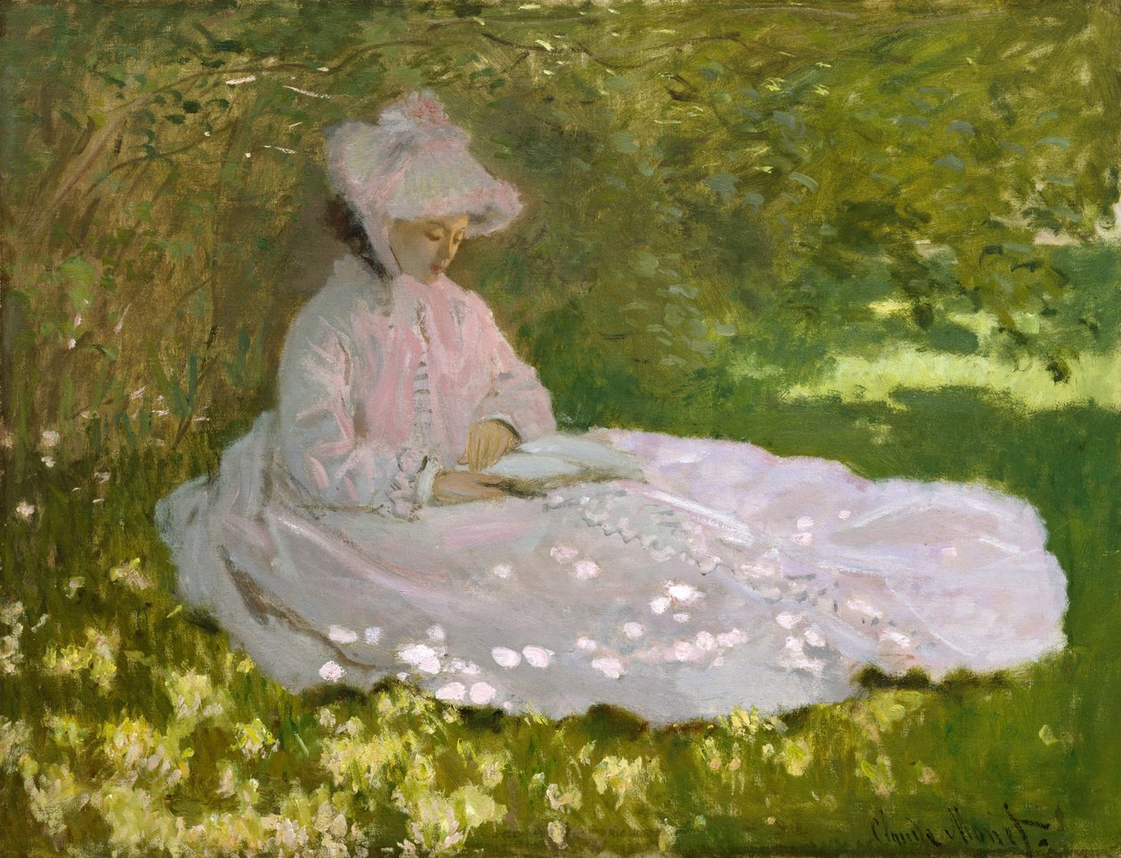 Forår af Claude Monet