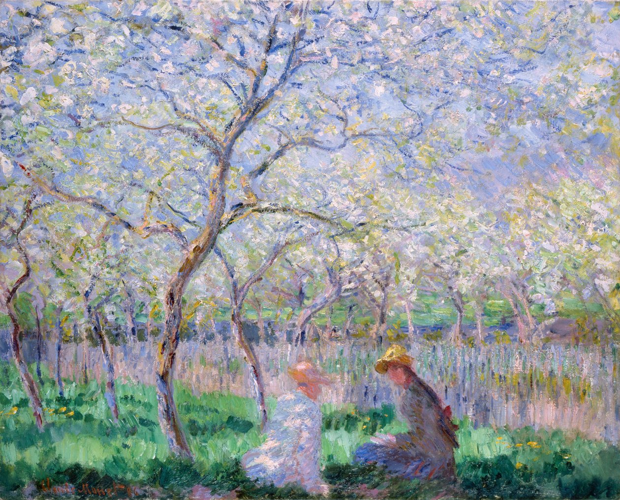 Forår, 1886 af Claude Monet