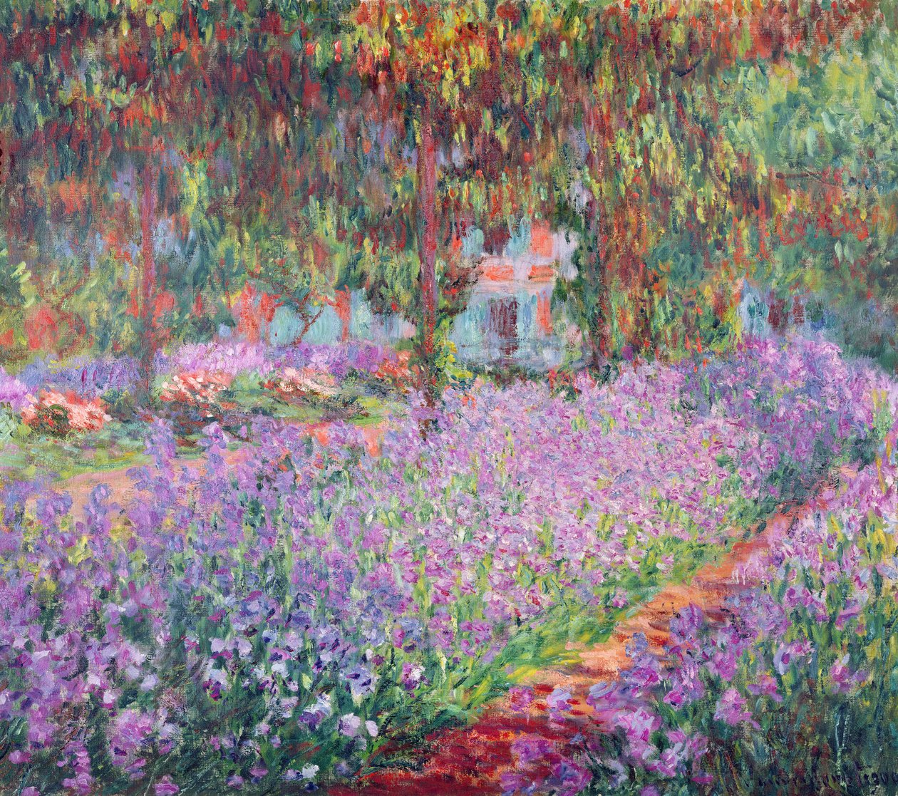 Kunstnerens have i Giverny, 1900 af Claude Monet