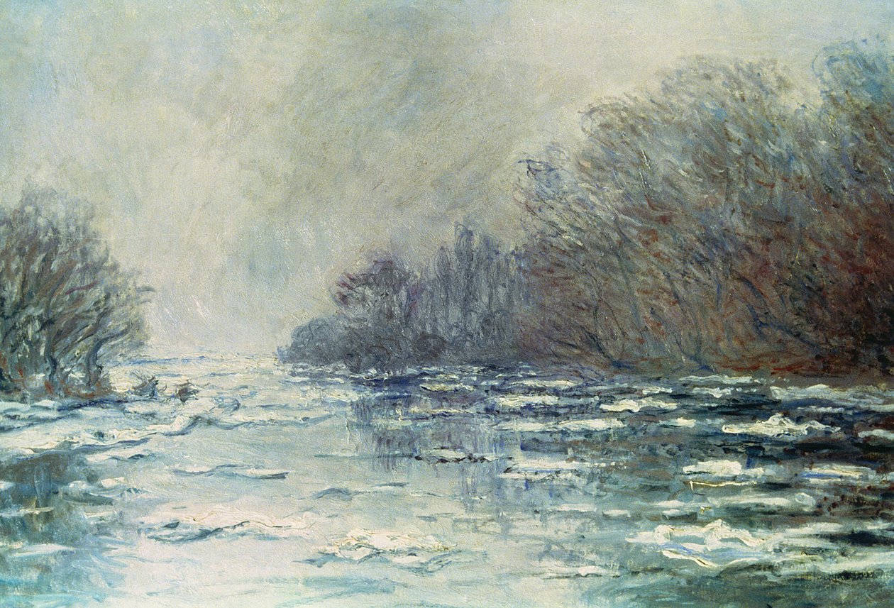 Opbruddet ved Vetheuil, ca. 1883 af Claude Monet
