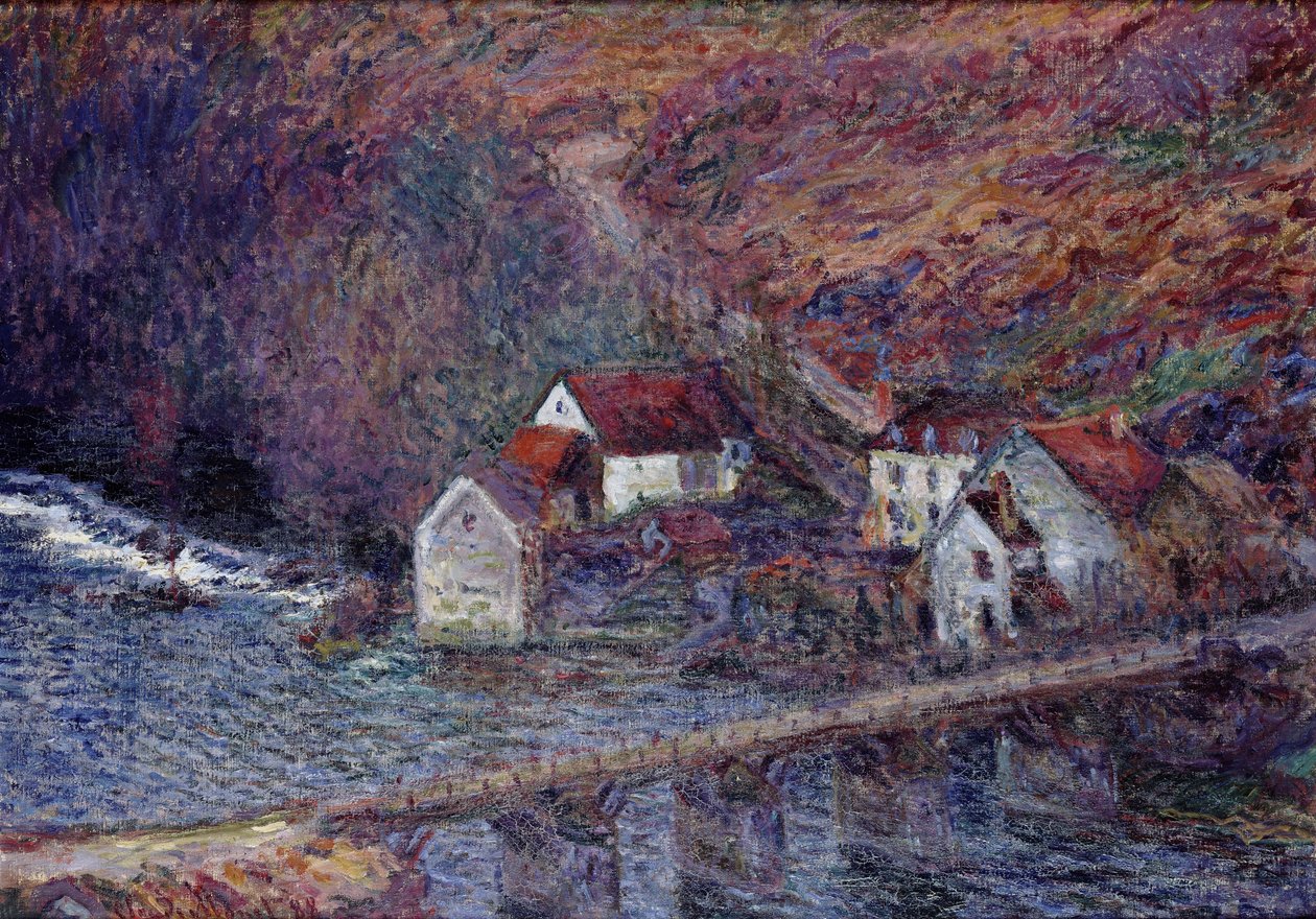 Broen ved Vervy, 1889 af Claude Monet