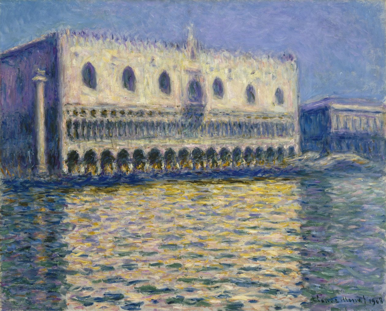 Doges -paladset af Claude Monet