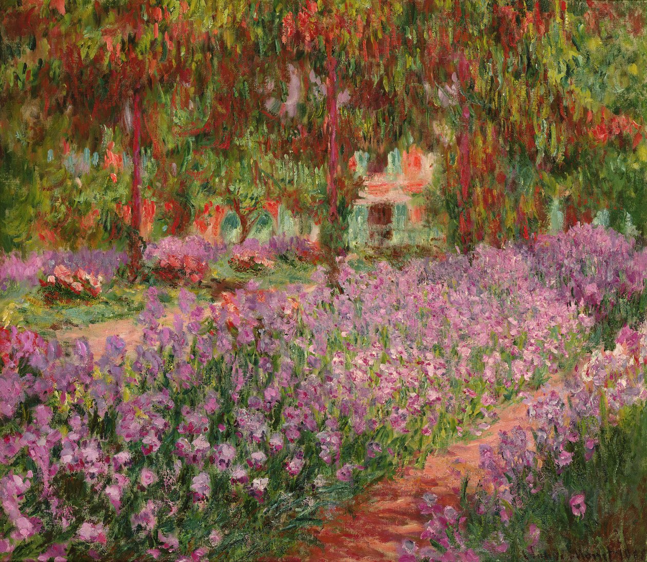 Haven i Giverny, 1900 af Claude Monet