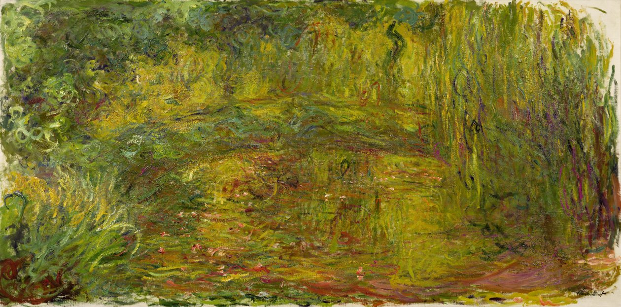 Den japanske bro, 1918 af Claude Monet