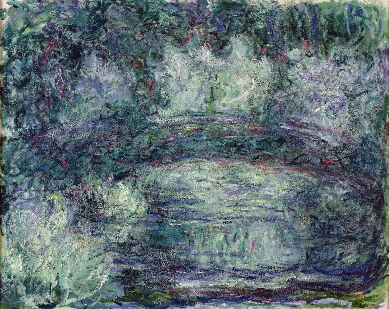 Den japanske bro, 1918-19 (se detaljer 382336) af Claude Monet