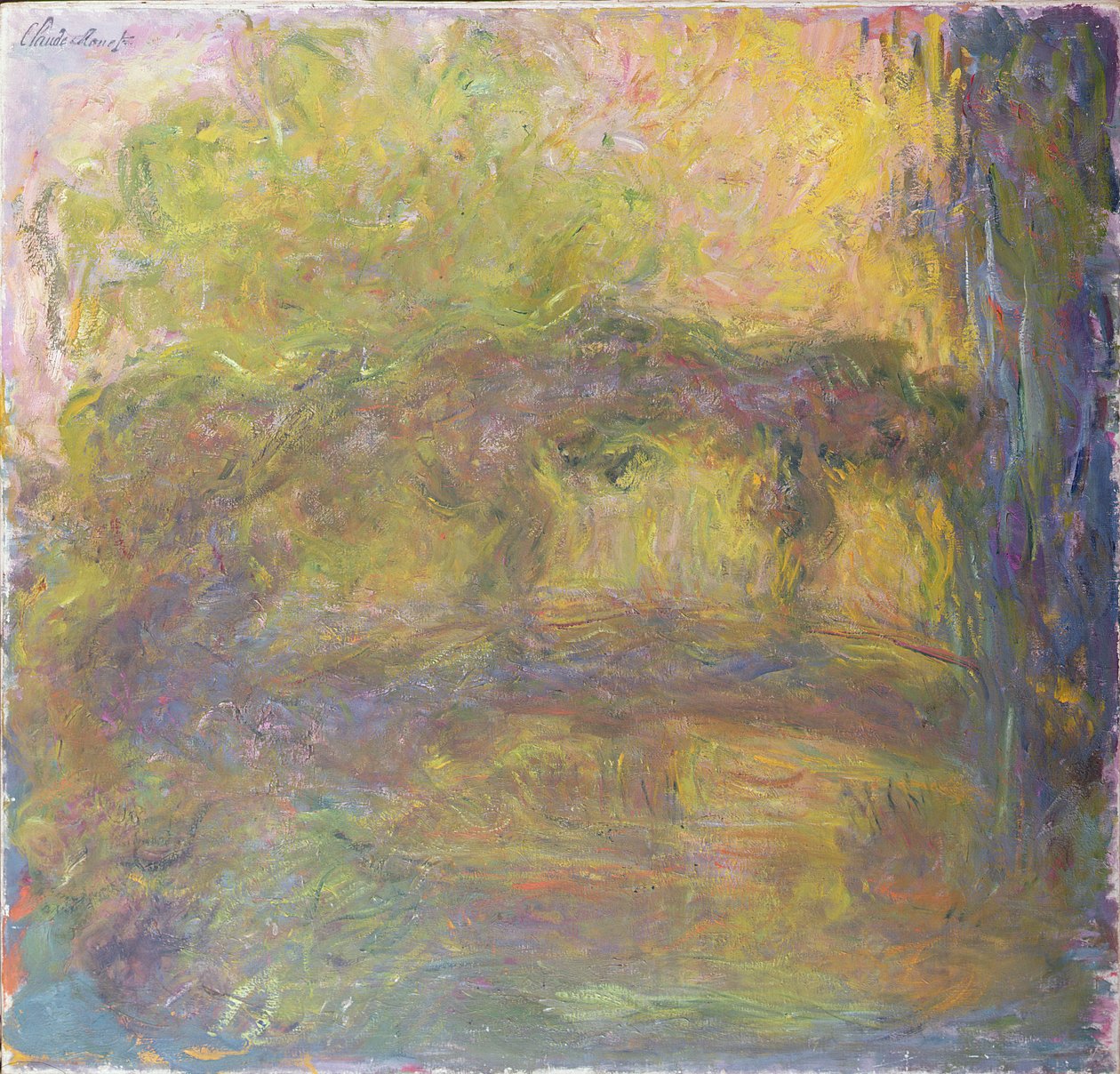 Den japanske bro, 1918-24 af Claude Monet