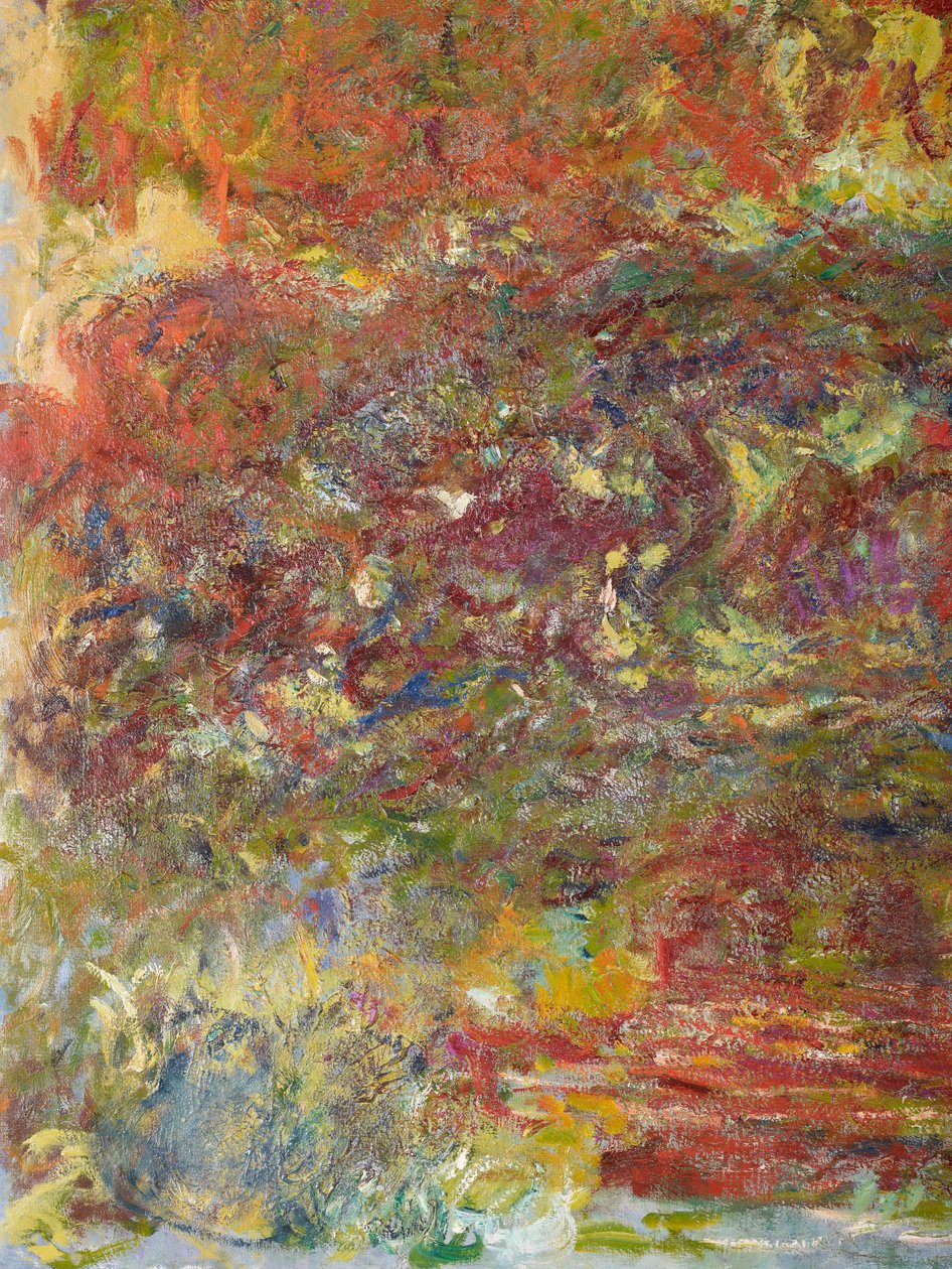 Den japanske bro, 1918-24 detalje af 181503 olie på lærred af Claude Monet