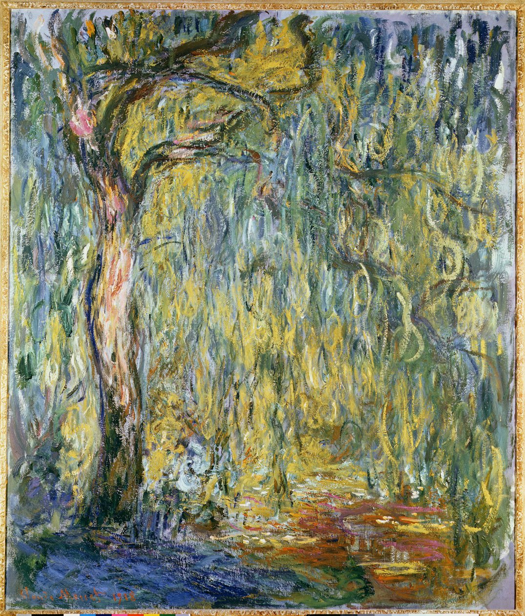 Den store pil i Giverny, 1918 af Claude Monet