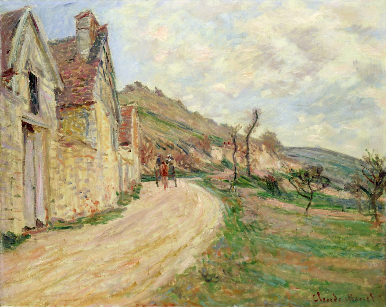 The Rocks at Falaise af Claude Monet