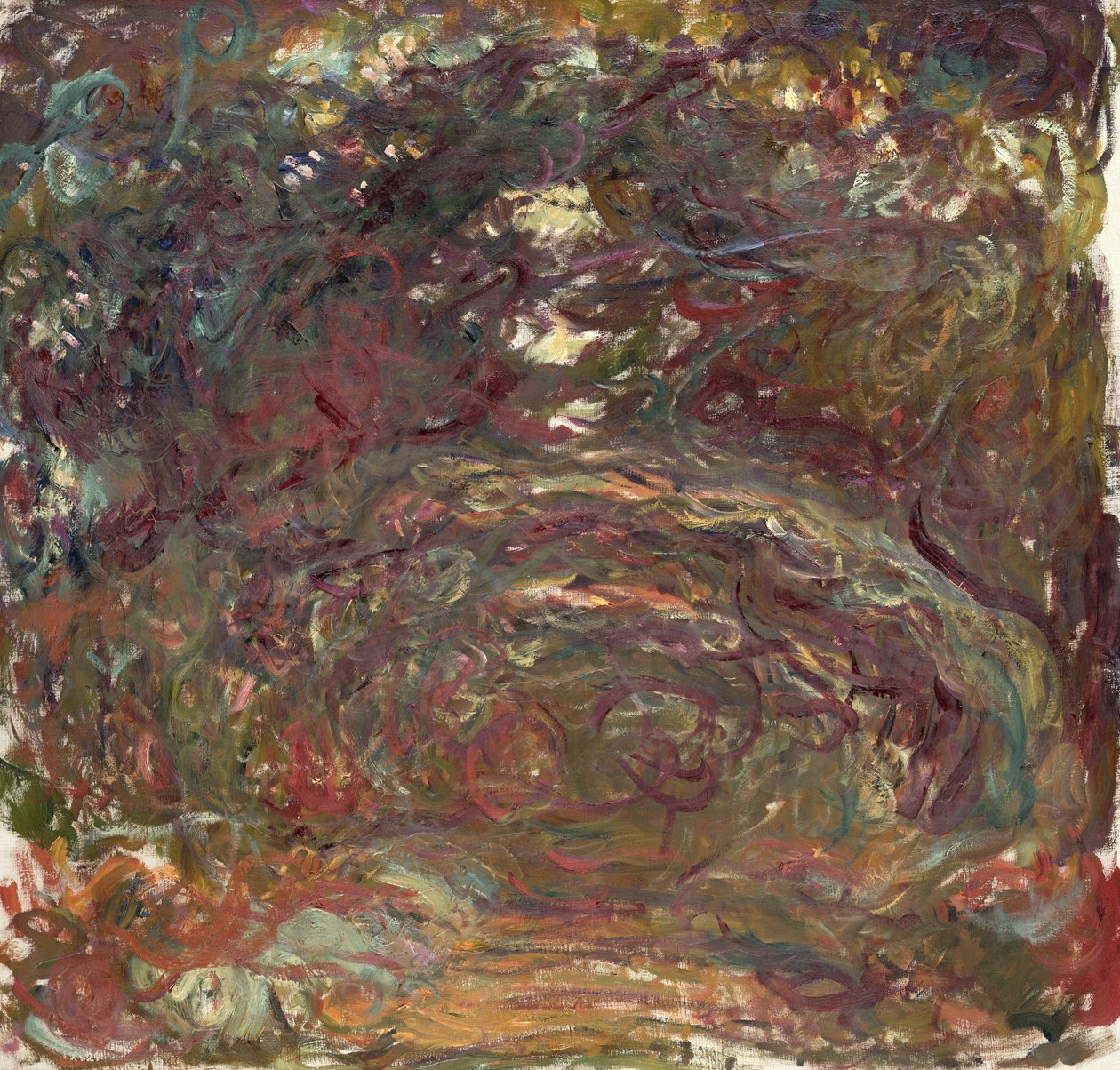 Rosenvejen, 1920-22 af Claude Monet
