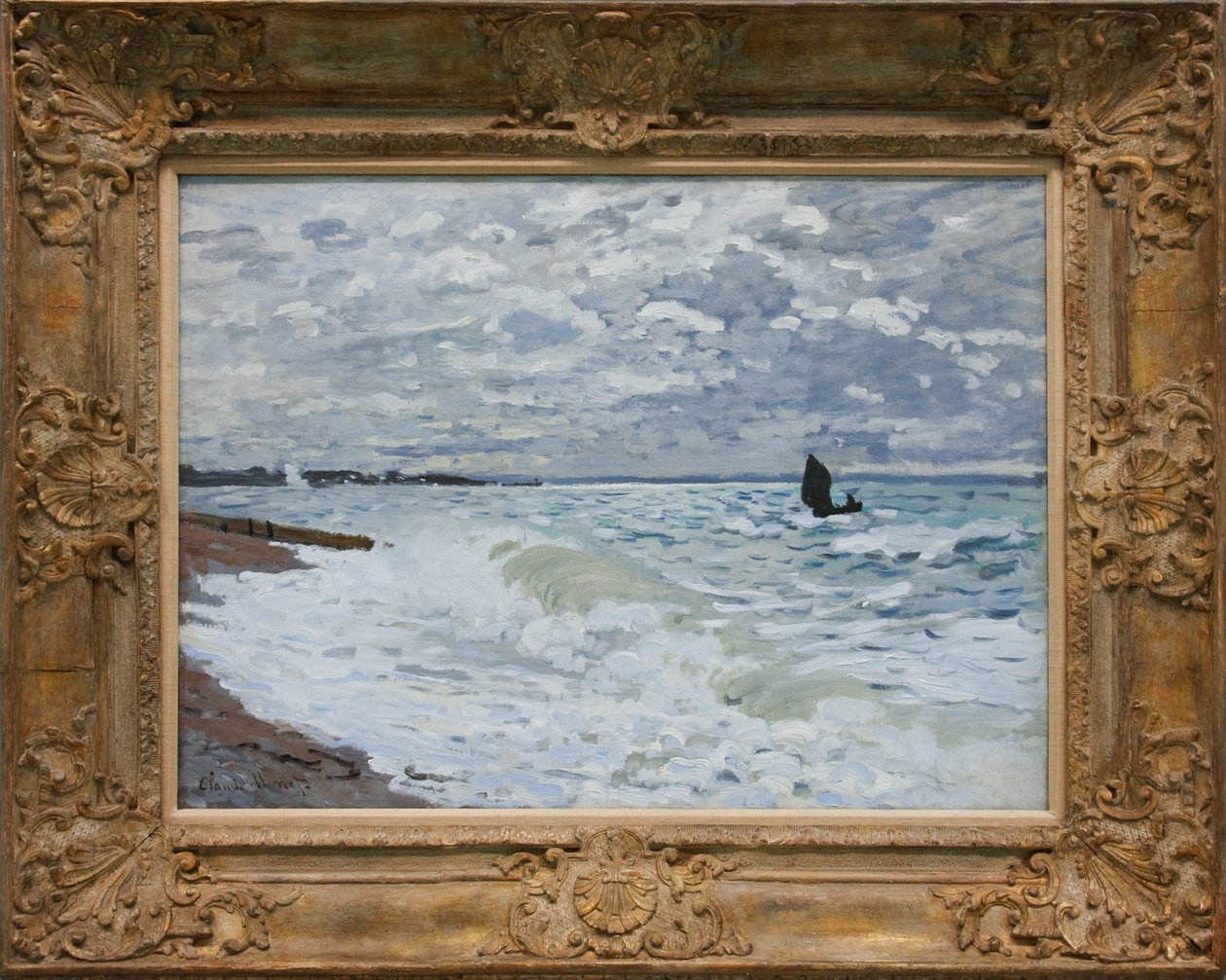 Havet ved Le Havre af Claude Monet