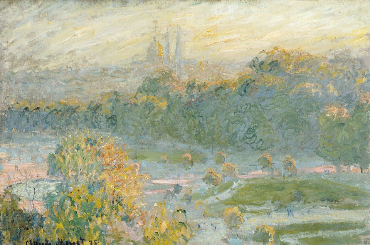 Tuilerierne (studie) 1875 af Claude Monet