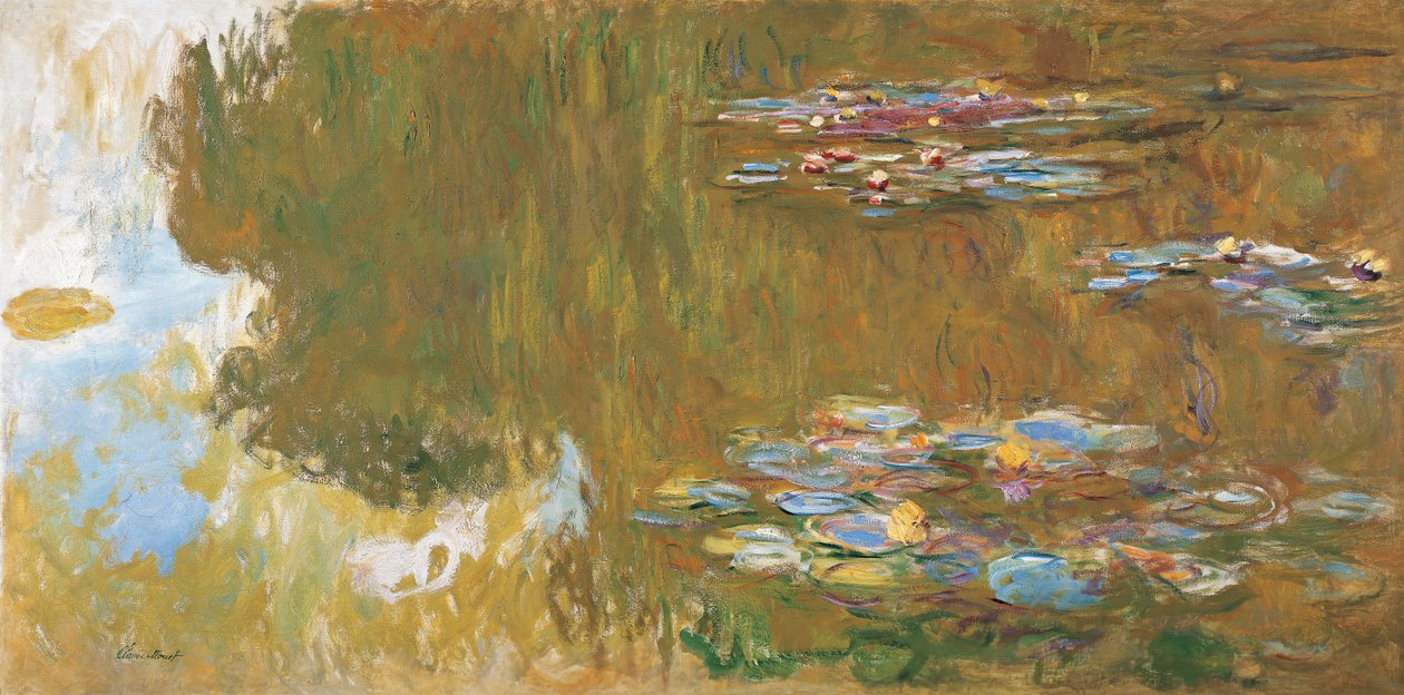 Åkandedammen, ca. 1917-19 af Claude Monet