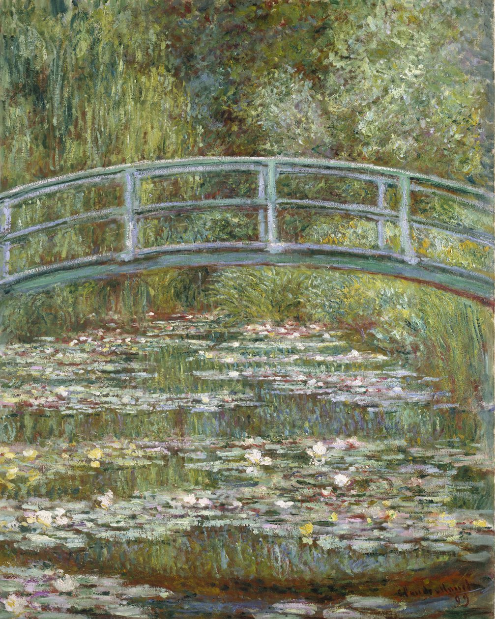 Vandliljedammen (også kendt som japansk bro) af Claude Monet