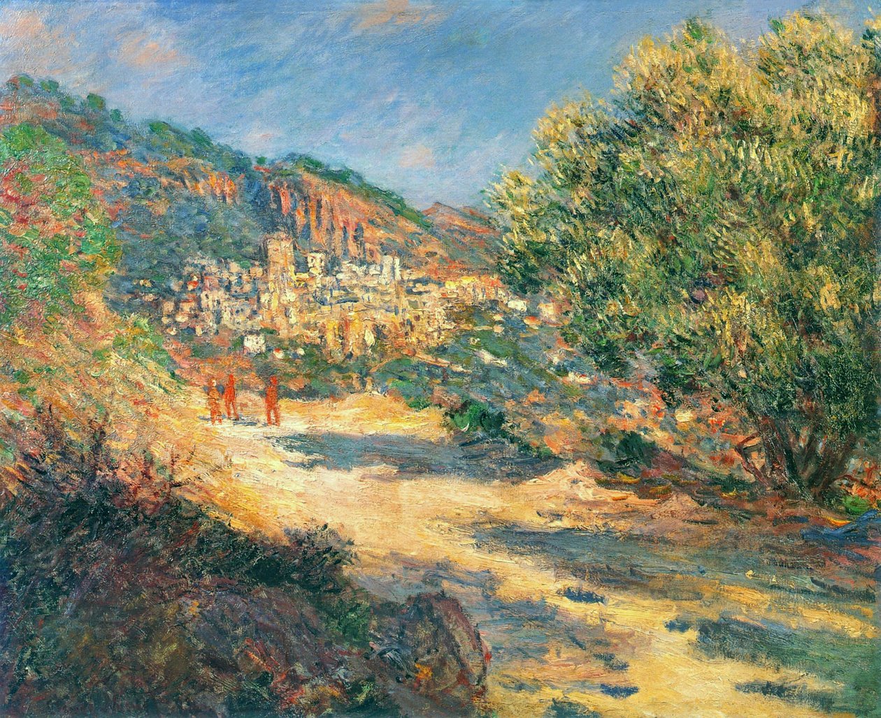 Vejen til Monte Carlo af Claude Monet