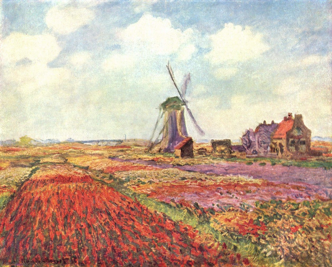 Tulipaner fra Holland af Claude Monet