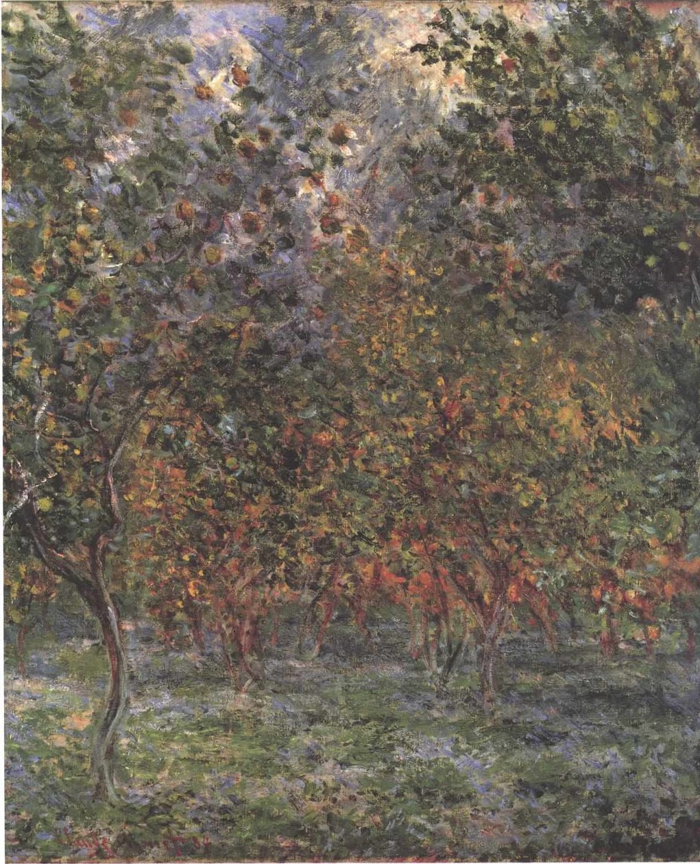 Under citrontræer af Claude Monet