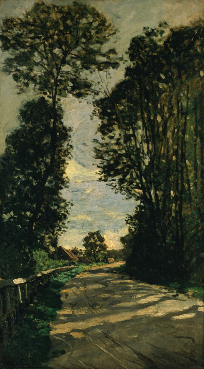 Walk (Road of the Farm Saint-Siméon) af Claude Monet