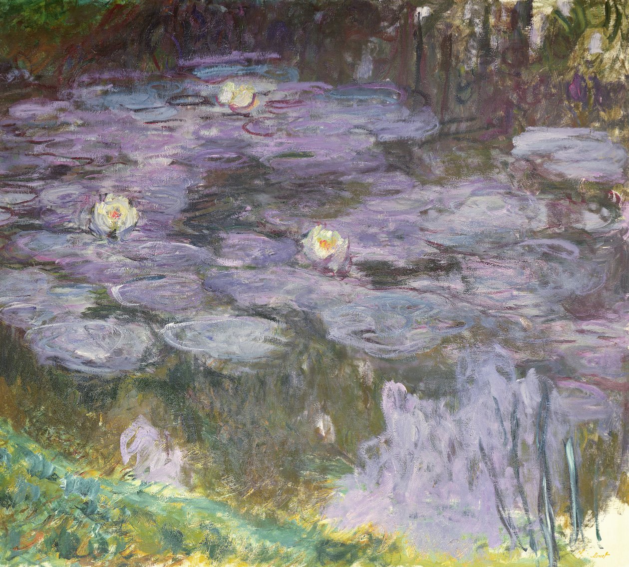 Åkander, 1917 af Claude Monet
