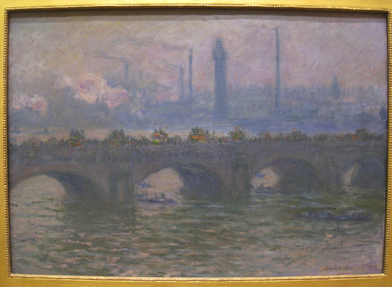 Waterloo Bridge af Claude Monet