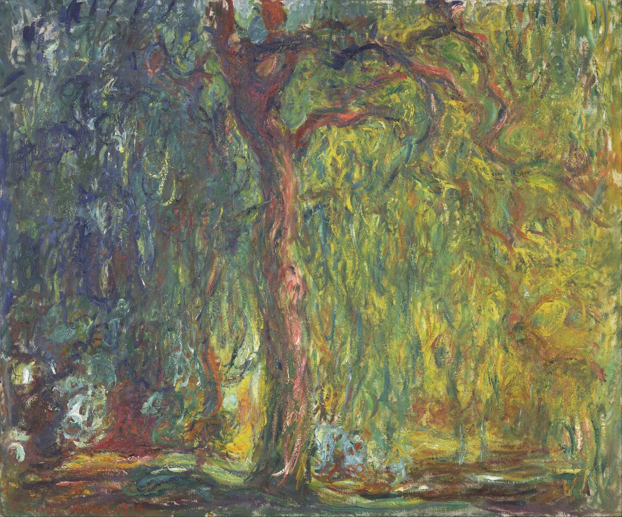 Grædende pil af Claude Monet