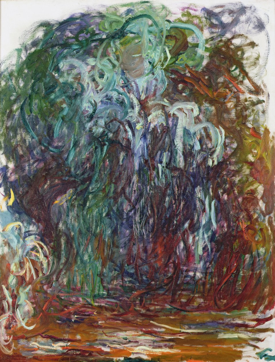 Grædende pil, 1921-22 af Claude Monet