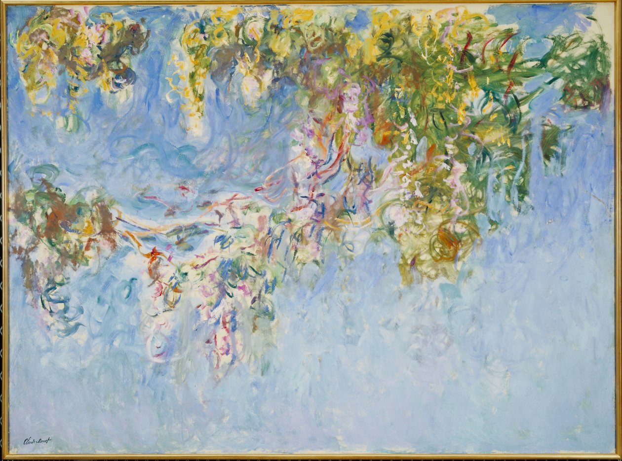 Wisteria (Glyciner) c.1919-20 af Claude Monet