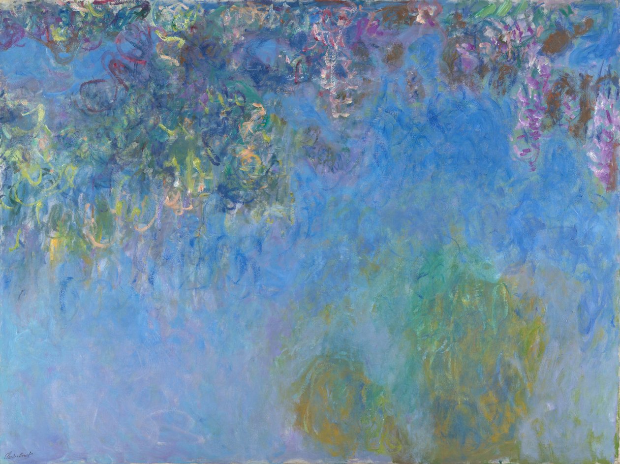 Wisteria, 1920-25 af Claude Monet
