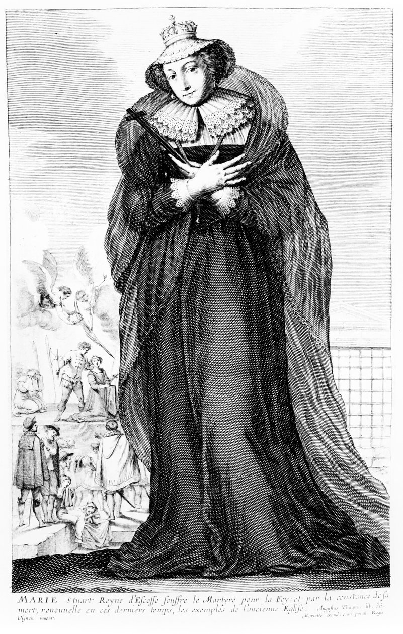 Mary Stuart, dronning af skotterne af Claude Vignon