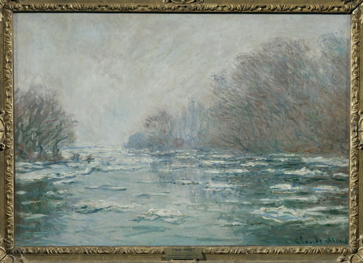 Ulykken i nærheden af Vetheuil ... af Claude (follower of) Monet