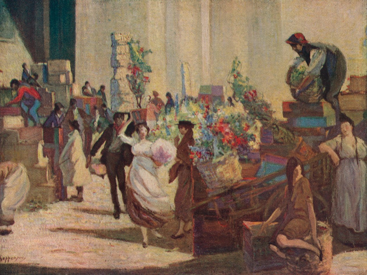 Markedet, c1900 af Claude Allin Shepperson