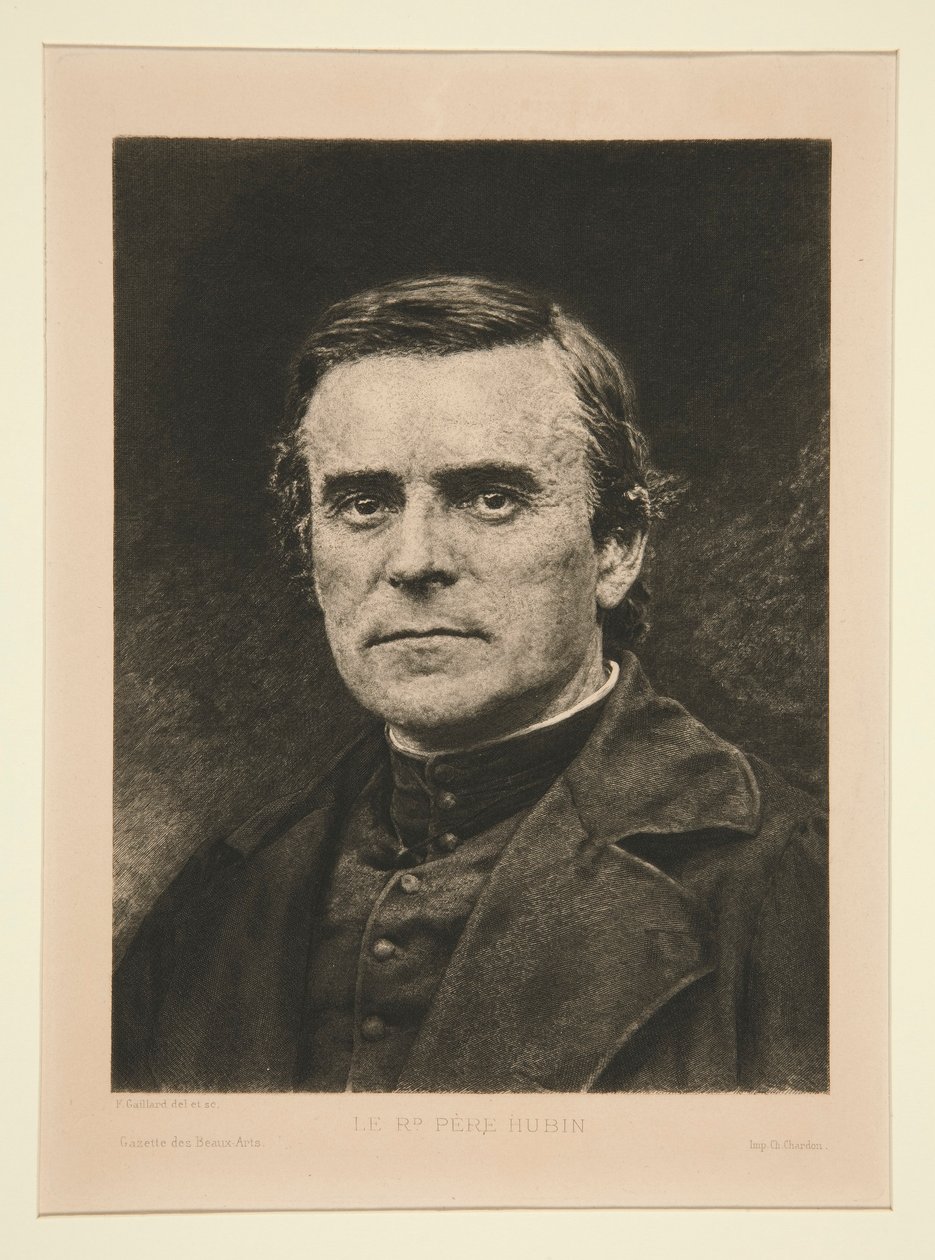 Le Rd. Pere Hubin af Claude Ferdinand Gaillard