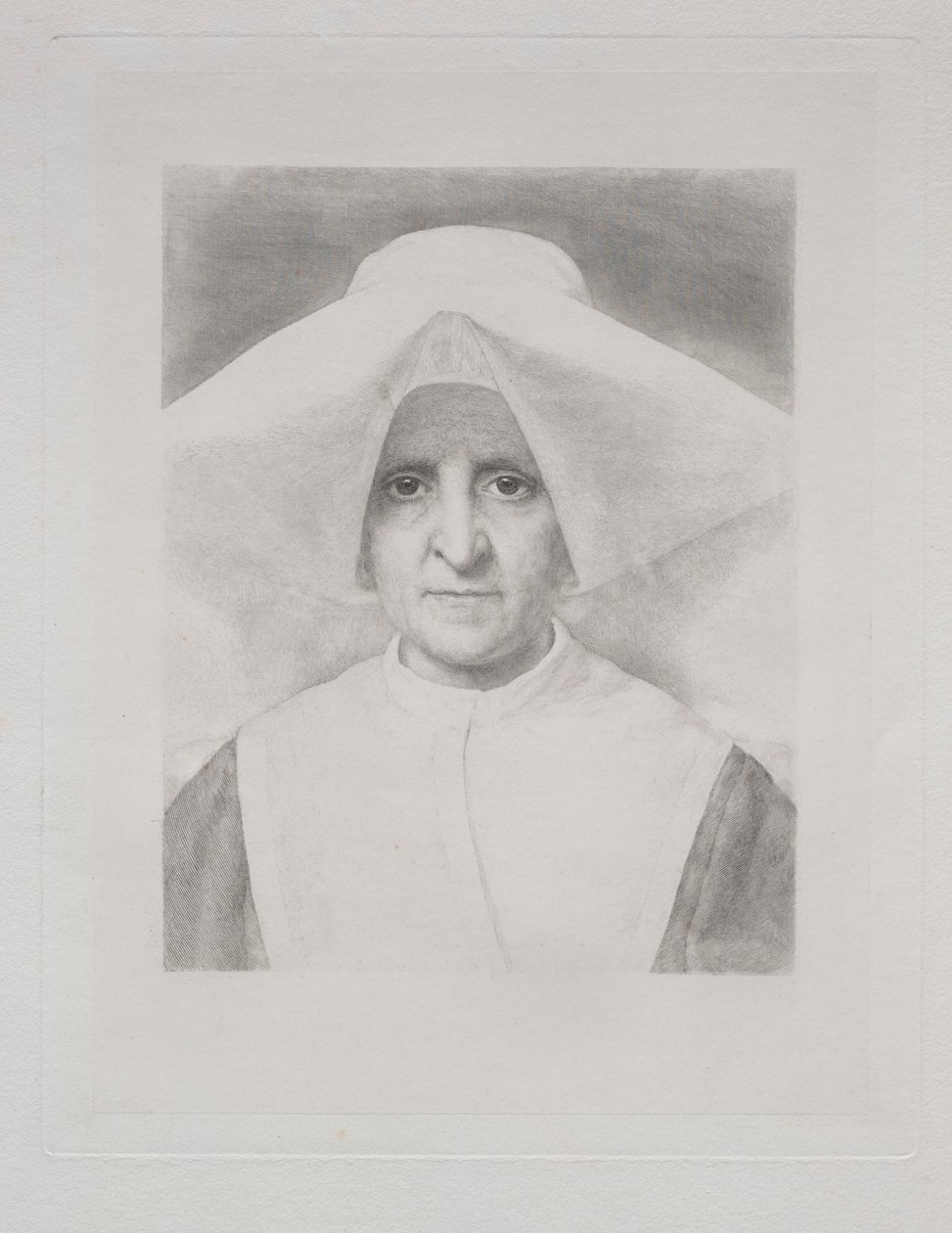 Søster Rosalie, set forfra. af Claude Ferdinand Gaillard