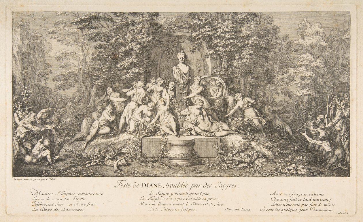 Fest for Diana.n.d. af Claude Gillot