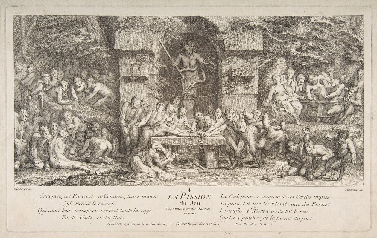 Passionen for gambling.n.d. af Claude Gillot